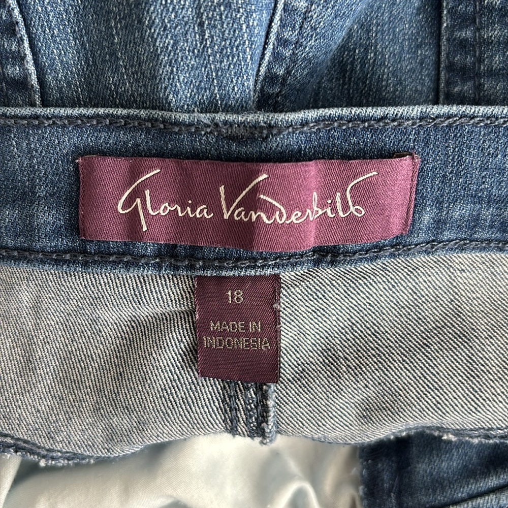 Gloria Vanderbilt Amadan Jeans Size 18 (232) - Picture 5 of 6